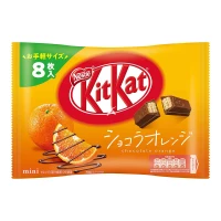 barres chololaté kitkat à l'orange pqt de 10
