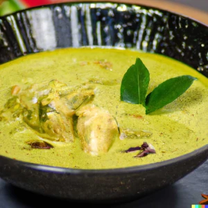 Curry vert de poulet thaï