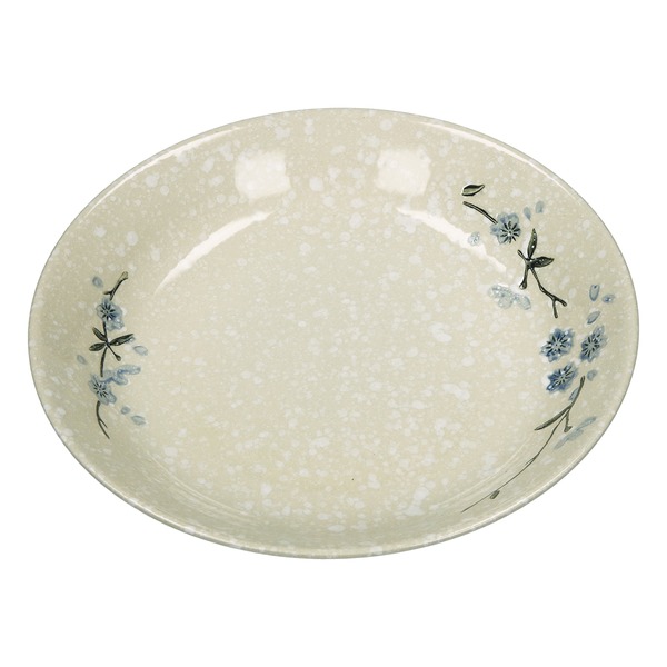 plat japonais flocon de neige (21 cm)