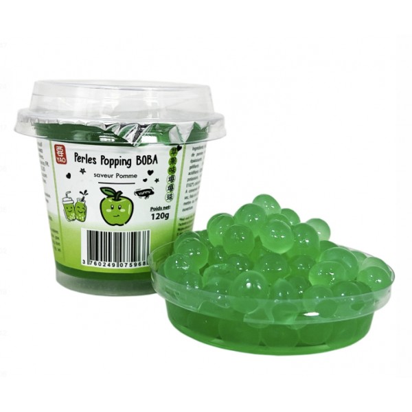 BILLES DE BOBA POMME BUBBLE TEA 120 GR