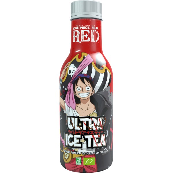 ultra ice tea one piece red luffy 500 ml 