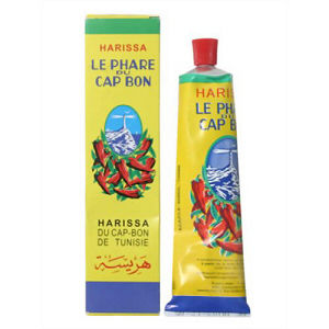 harissa en tube  cap bon tunisie 140gr