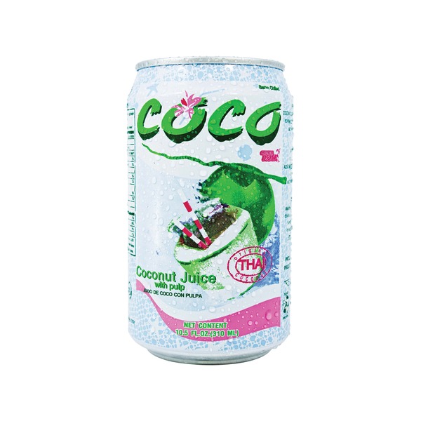 jus de coco avec pulpe 310ml