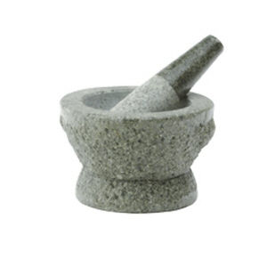 mortier pilon 5,5 pouces 12.3cm pierre 